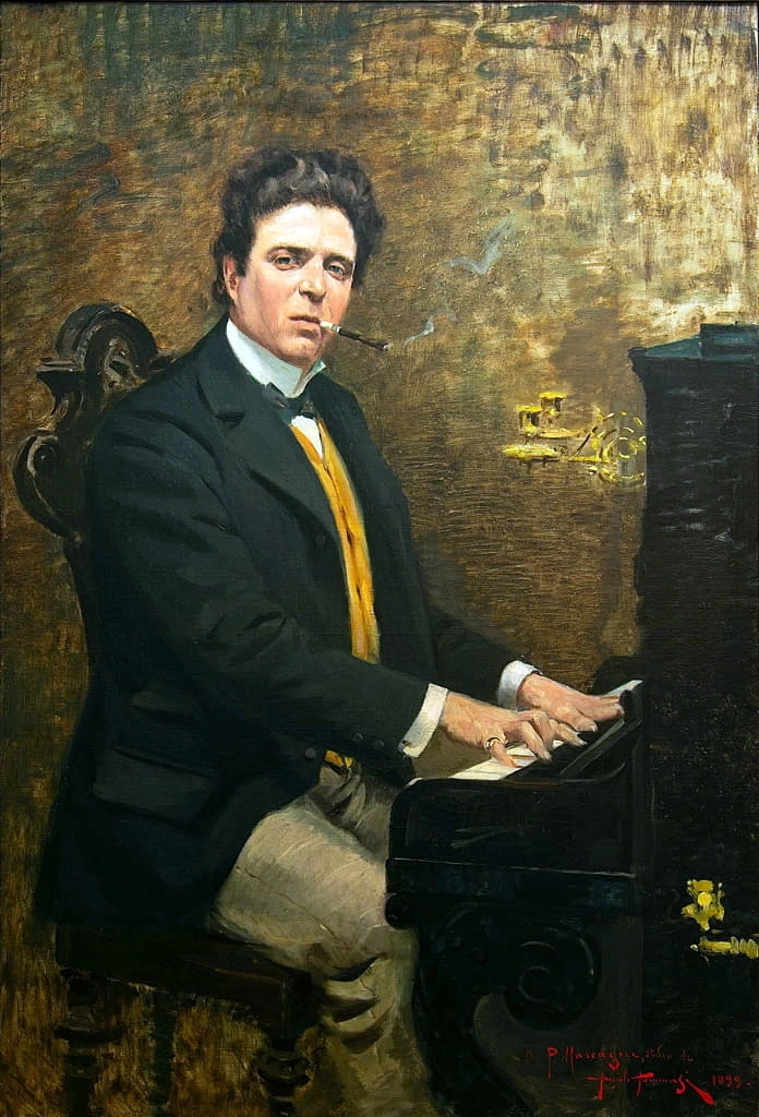 Angiolo - Ritratto di Pietro Mascagni, Museo Civico Giovanni Fattori, Livorno